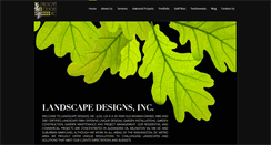 Desktop Screenshot of landscapedesignsinc.com